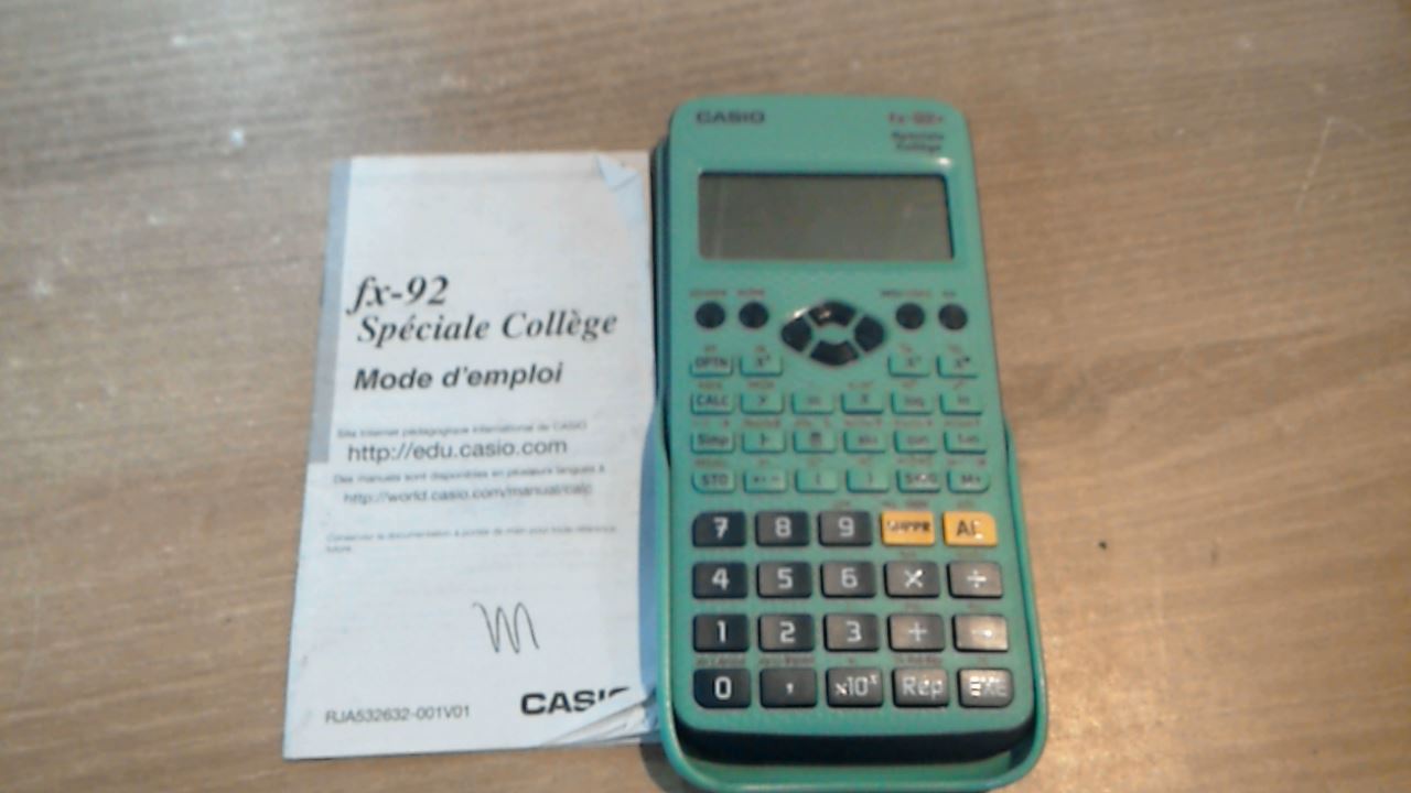 Troc Echange Calculatrice Casio FX-92 Collège III en boite sur