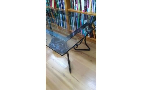 MESA BAJA HIERRO VASO