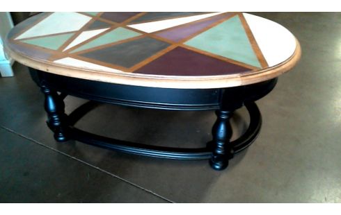 MESA BAJA ROBLE OVALADO