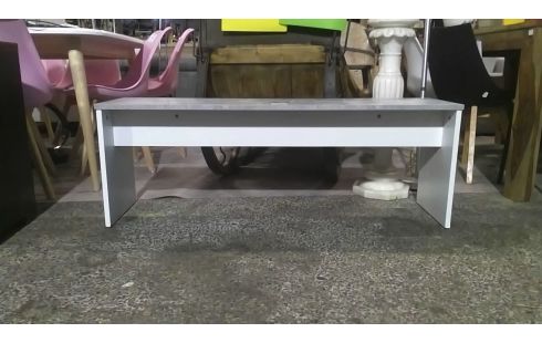 MEUBLE BAS BLANC ET GRIS