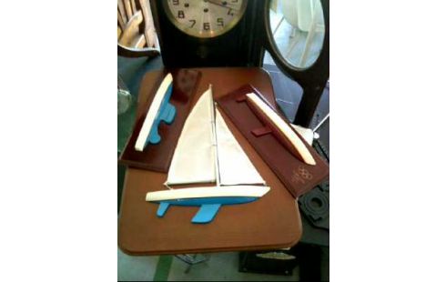 COLECCIÓN 4 BARCOS PARED