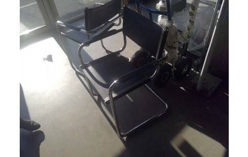 CHAISE DE BUREAU CUIR NOIR