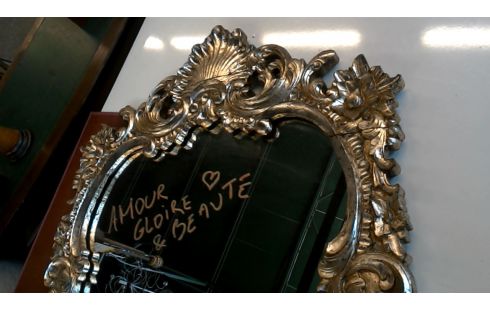 MIROIR COULEUR ARGENT