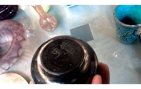 JARRÓN CERÁMICO FIRMADO