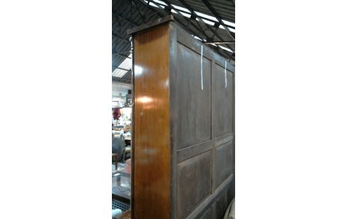 BUFFET VERGLASTER 2-TEILIG MAHAGONIHOLZ