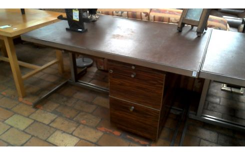 SCHREIBTISCH EBENHOLZ