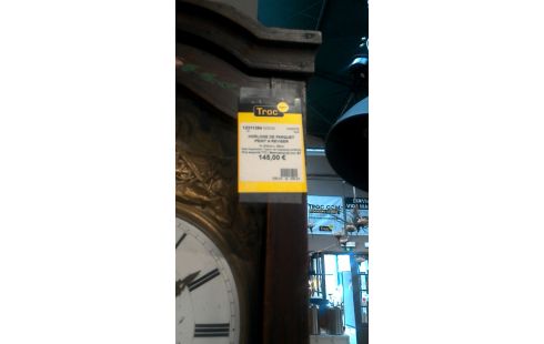 STAANDE KLOK GEVERFD