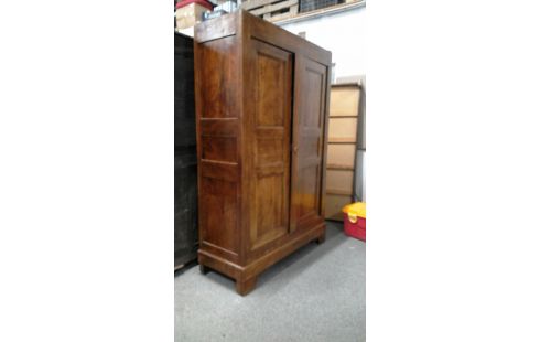 ARMOIRE 2 PORTES NOYER