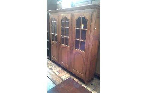 VITRINE 3 PORTES CHENE .