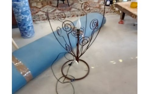 LAMPE FER FORGER PESCATORE