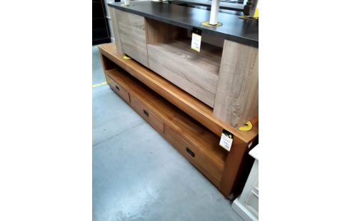 MEUBLE TV BAC EN BOIS EXO CLAIR GM 1N/3T .