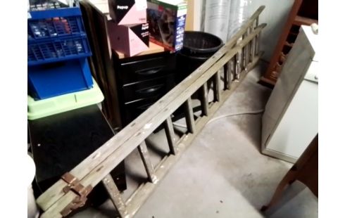 ECHELLE MULTI POSITIONS BOIS MARQUE MAUSSION 290CM PAR BRIN