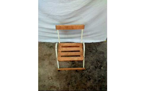 KINDERSTUHL HOLZ METALL VINTAGE