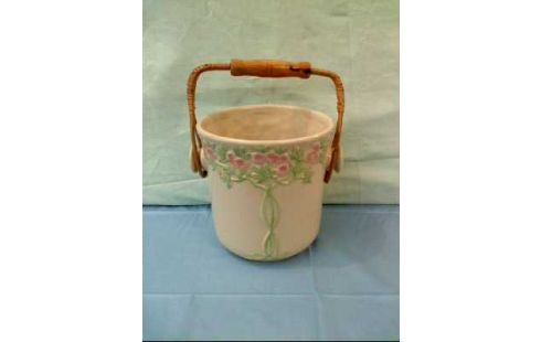 EIMER <NEUNDORF> ANTIK PORZELLAN FLORAL VERZIERT