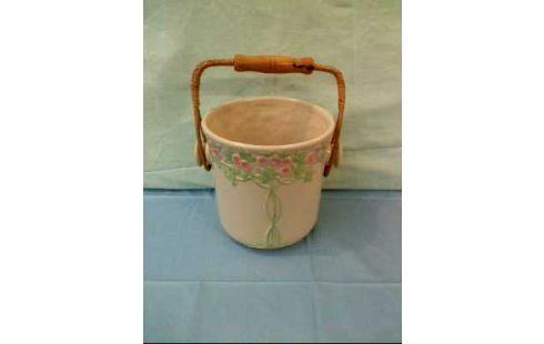 EIMER <NEUNDORF> ANTIK PORZELLAN FLORAL VERZIERT