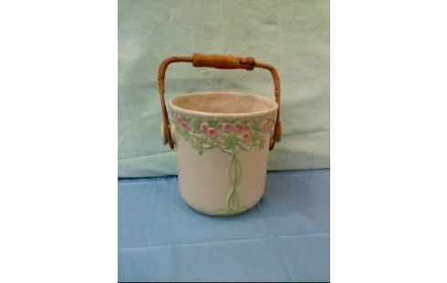 EIMER <NEUNDORF> ANTIK PORZELLAN FLORAL VERZIERT