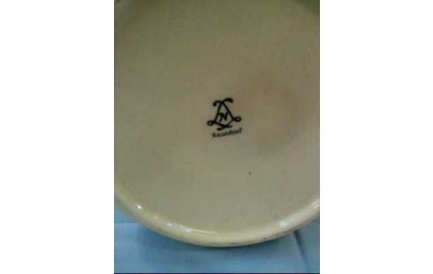 EIMER <NEUNDORF> ANTIK PORZELLAN FLORAL VERZIERT