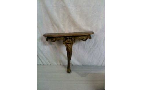 WANDKONSOLE HOLZ GESCHNITZT