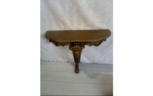 WANDKONSOLE HOLZ GESCHNITZT