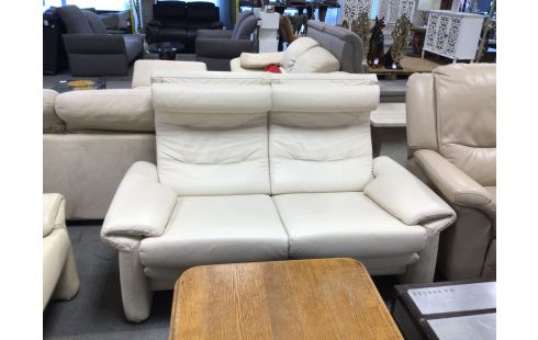 CANAPE 174 B CUIR BEIGE 2 PLACES