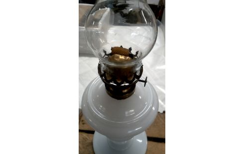 LÁMPARA DE ACEITE BLANCA, , OPALINA