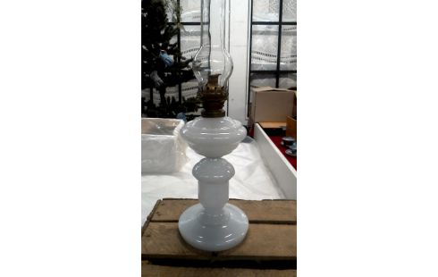 LÁMPARA DE ACEITE BLANCA, , OPALINA