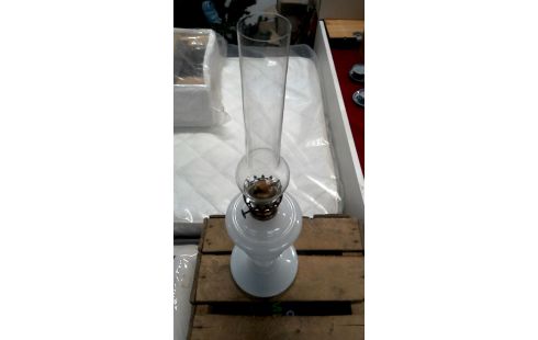 LÁMPARA DE ACEITE BLANCA, , OPALINA