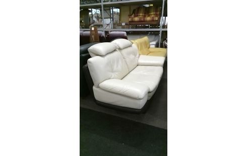 CANAPE CUIR BI COLOR