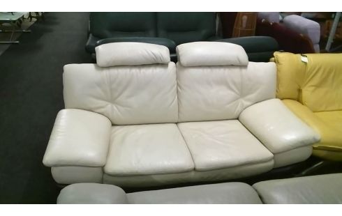 CANAPE CUIR BI COLOR