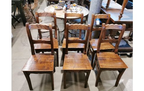 CHAISE BOIS STYLE HERVE LES 6