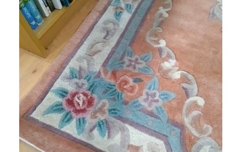 TAPIS ROSE FLEURIE LAINE130X190