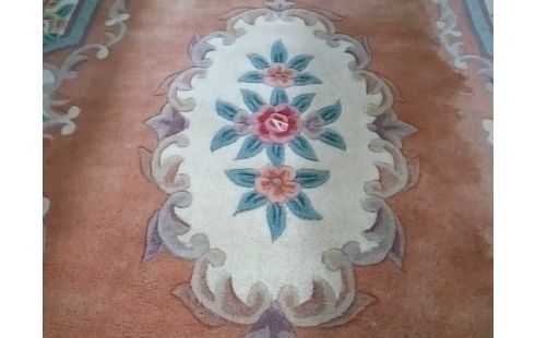 TAPIS ROSE FLEURIE LAINE130X190