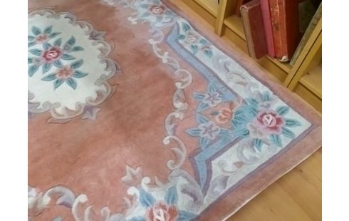 TAPIS ROSE FLEURIE LAINE130X190