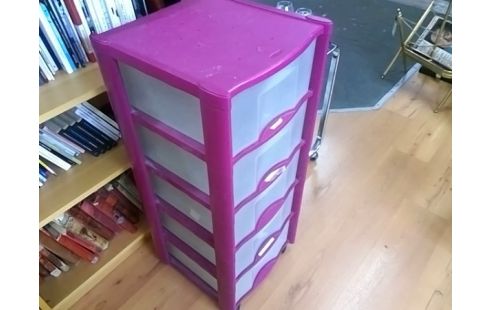 MEUBLE DE RANGEMENT PLASTIQUE 5 TIROIRS