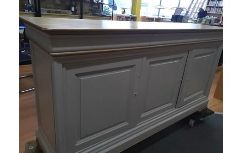 ENFILADE 3P 3T STYLE LOUIS PHILIPPE RELOOKER (MANQUE 1 SERRURE)