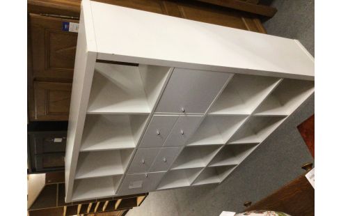 MEUBLE KALLAX 4 TIROIRS 2 PORTES