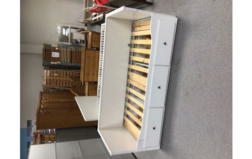 LIT CANAPE BLANC IKEA 3 TIROIRS EN ÉTAT