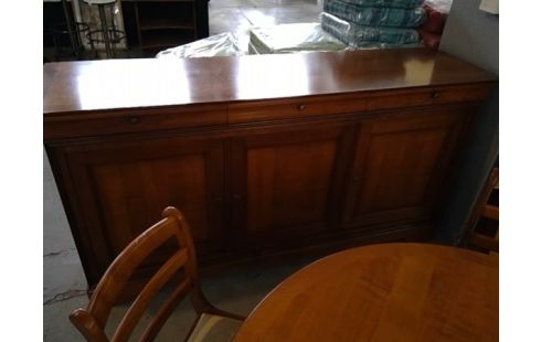 SALLE A MANGER BUFFET TABLE RONDE ALLONGE MERISIER