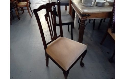 TABLE ET CHAISES PIEDS GRIFFES +ALLONGE