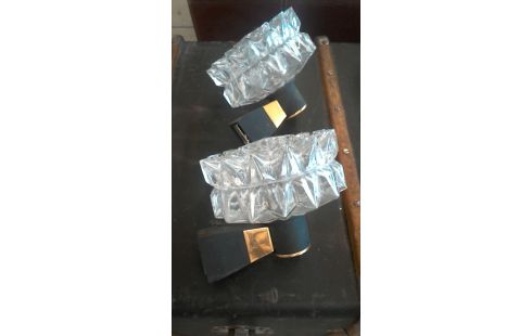 PAIRE D'APPLIQUES  "ARLUS LUNEL"