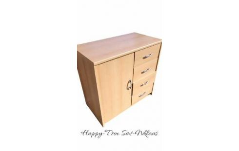 SCHRANK 4 SCHUBLADEN 1 TÜR WALD LOOK