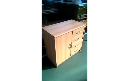 SCHRANK 4 SCHUBLADEN 1 TÜR WALD LOOK