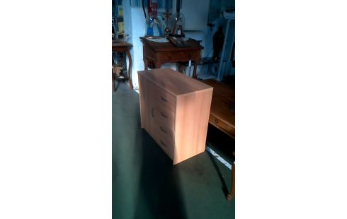 SCHRANK 4 SCHUBLADEN 1 TÜR WALD LOOK