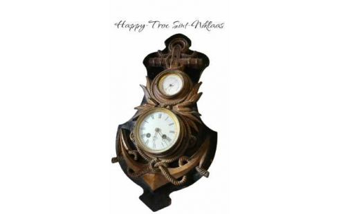 RELOJ 1 DE PARED MET, , BARÓMETRO