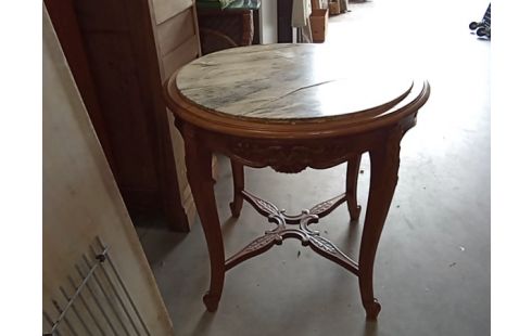 TABLE GUERIDON MARBRE (DANS L'ÉTAT)