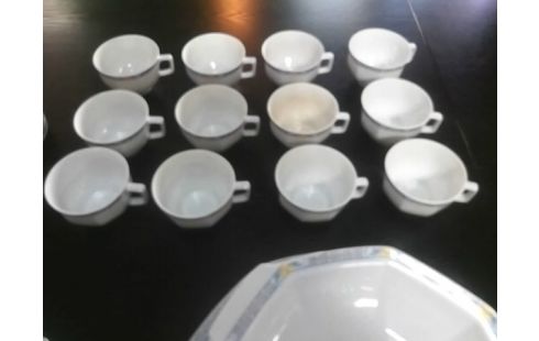 SERVICE DE TABLE LIMOGES HAVILAND PAMPLEMOUSSE