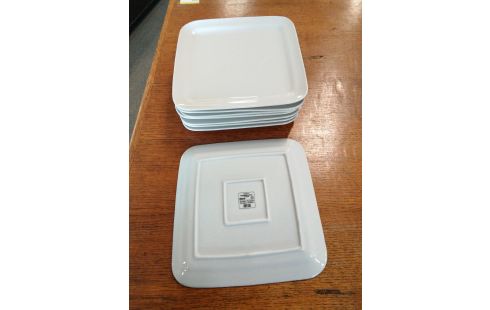 ASSIETTE BISTROT HABITAT LOT DE 8