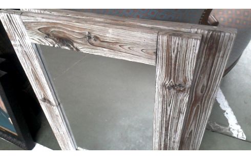 ESPEJO LA UNIDAD GRIS LACADO, , MADERA