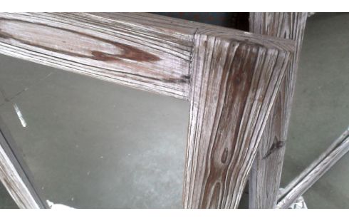 ESPEJO LA UNIDAD GRIS LACADO, , MADERA