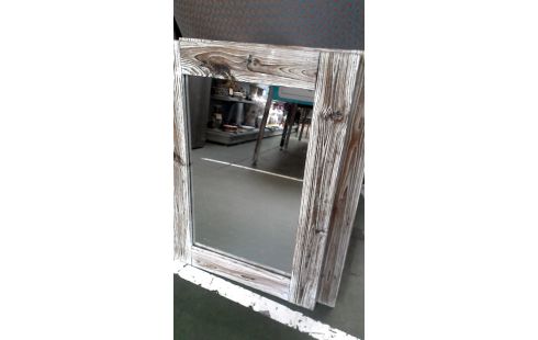 ESPEJO LA UNIDAD GRIS LACADO, , MADERA